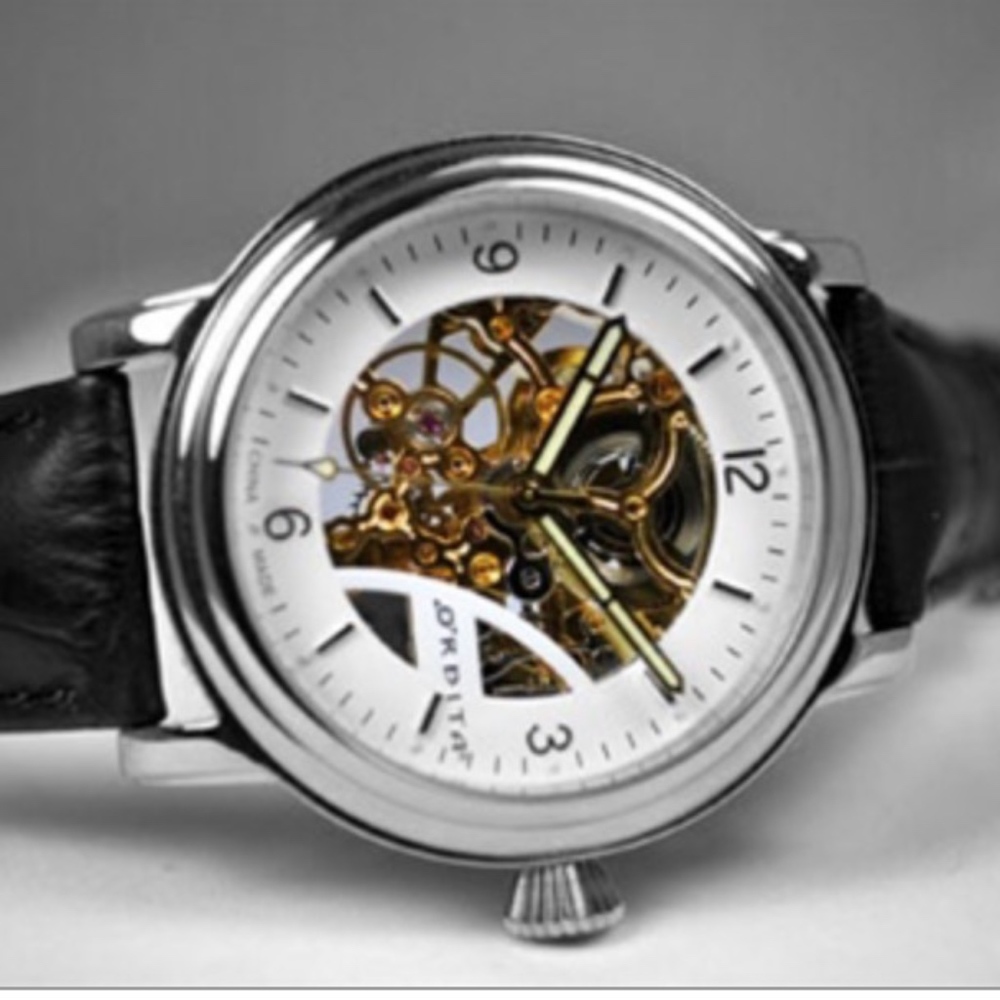Orbita Stainless Skeleton watch